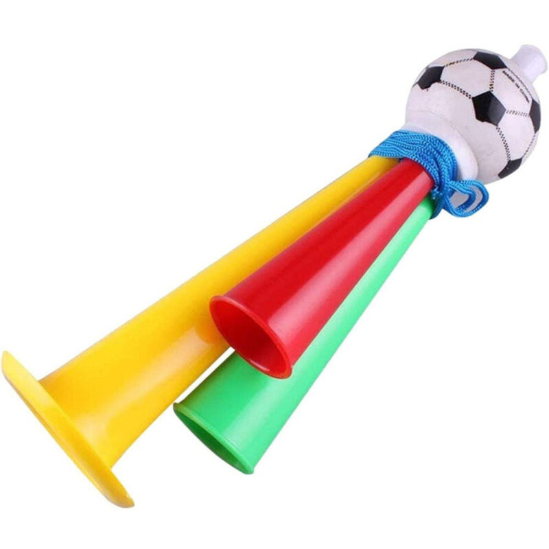 foto del prodotto trade shop traesio corno da stadio mini tromba calcio colorato per feste capodanno halloween natale s