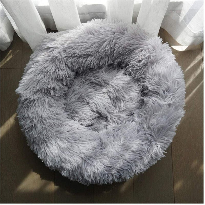foto del prodotto trade shop traesio cuccia in velluto peluche lavabile super morbida per cani gatti animali da 60 cm 