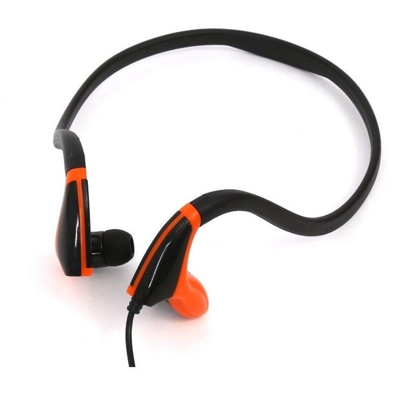 foto del prodotto trade shop traesio cuffie auricolari omega freestyle ad archetto per sport fitness con microfono 