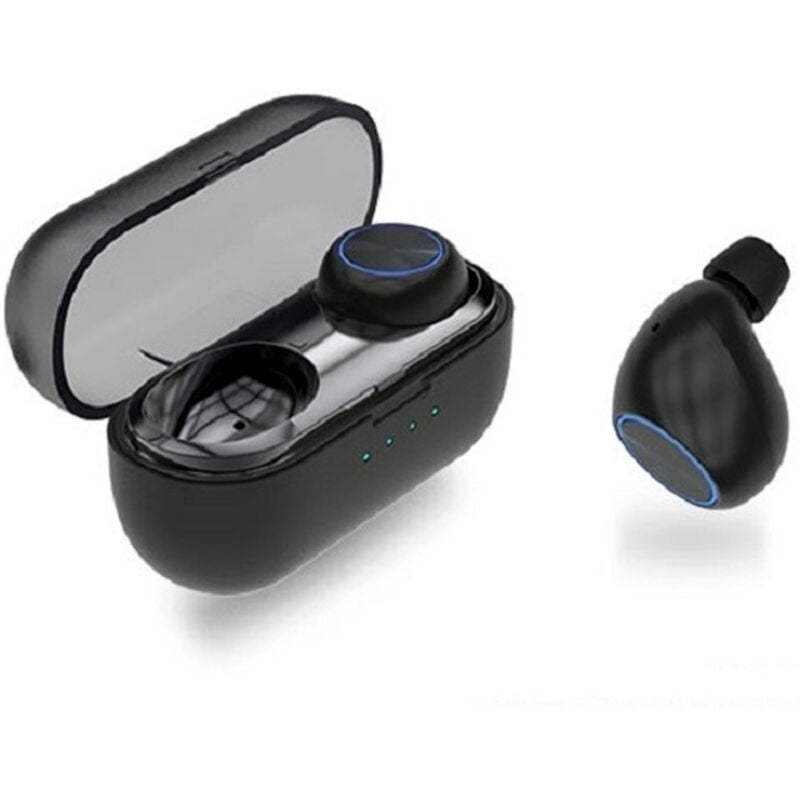 foto del prodotto trade shop traesio cuffie tb10 con box ricarica auricolare bluetooth wireless microfono ios android 