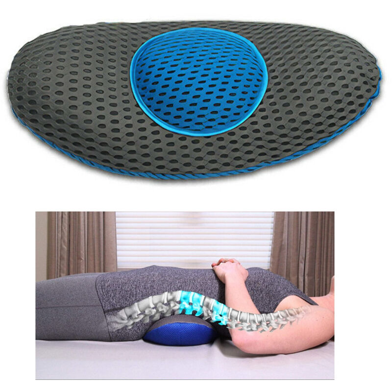 foto del prodotto trade shop traesio cuscino per schiena supporto lombare memory foam ortopedico ginocchia lavabile 