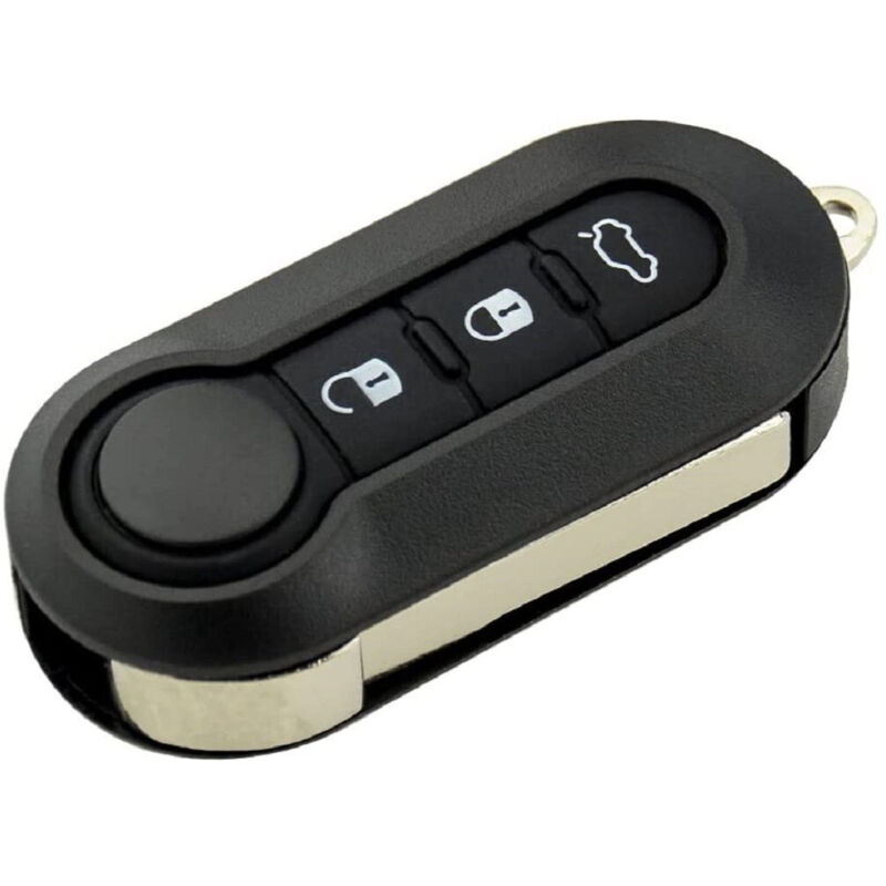 foto del prodotto trade shop traesio custodia guscio portachiavi cover per chiavi auto 3 tasti compatibile fiat lancia 