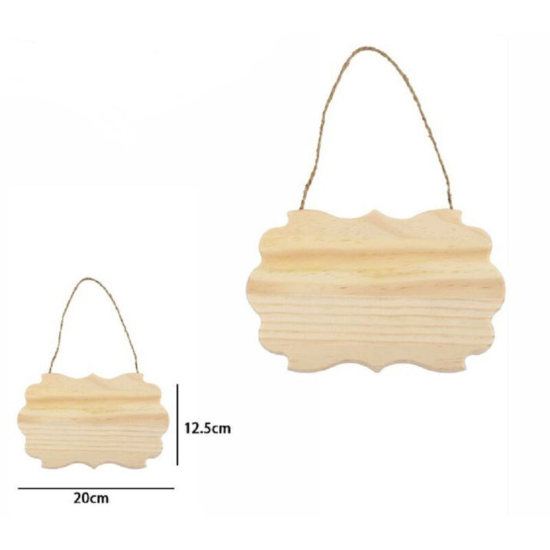 foto del prodotto trade shop traesio decorazione in legno 20x12.5 cm decoupage da appendere con corda insegna 74206a 