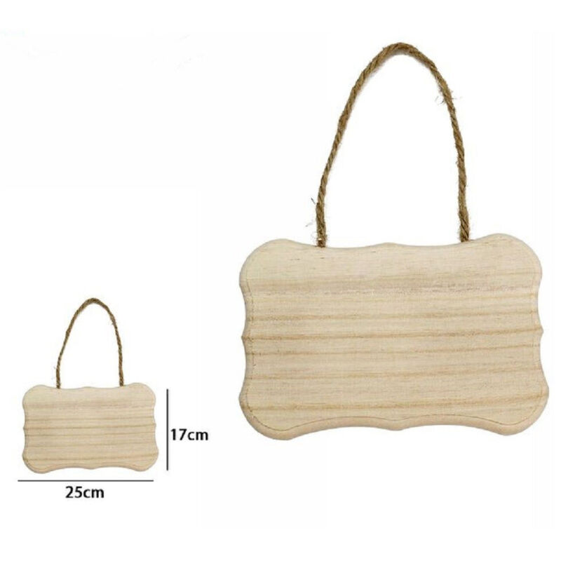 foto del prodotto trade shop traesio decorazione in legno 25 x 17 cm decoupage da appendere con corda insegna 68098 