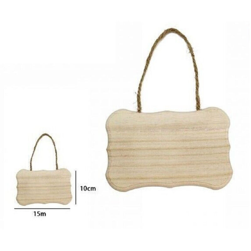 foto del prodotto trade shop traesio decorazione in legno decoupage da appendere con corda insegna 15 x 10 cm 68096 
