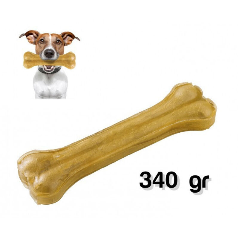 foto del prodotto trade shop traesio delizioso snack 340 gr per cani a forma di osso in antistress per animali 