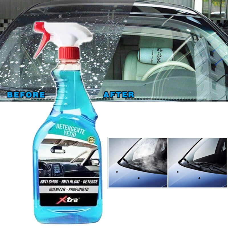 foto del prodotto trade shop traesio detergente lava vetri specchi cristalli da 500ml sgrassatore profumato no aloni 