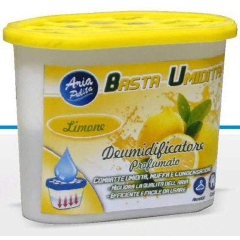 foto del prodotto trade shop traesio deumidificatore con 220 gr. di granuli deumidificatore aria fragranza limone 