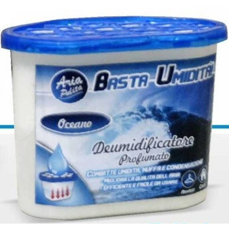 foto del prodotto trade shop traesio deumidificatore con 220 gr. di granuli deumidificatore aria fragranza oceano 