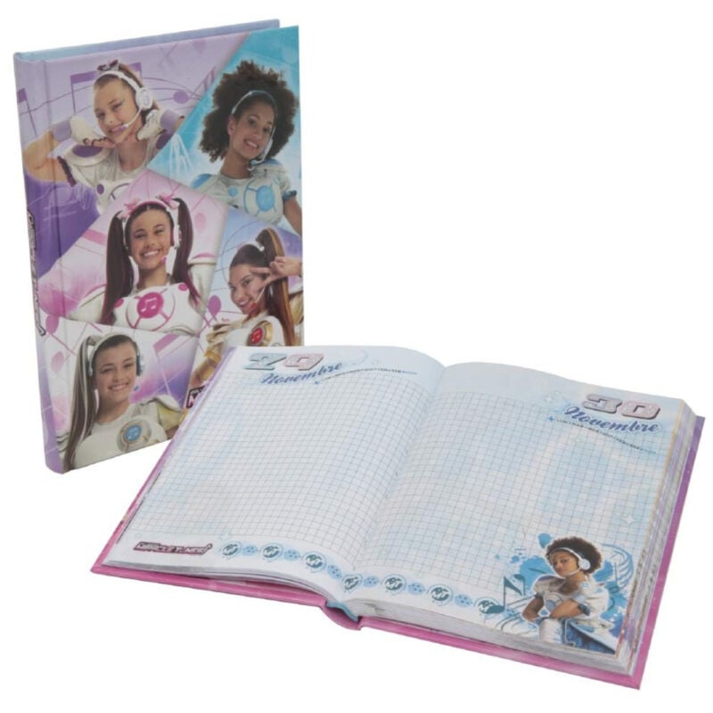 foto del prodotto trade shop traesio diario scolastico miracle tunes 10 mesi scuola elementare media 320 pagine 