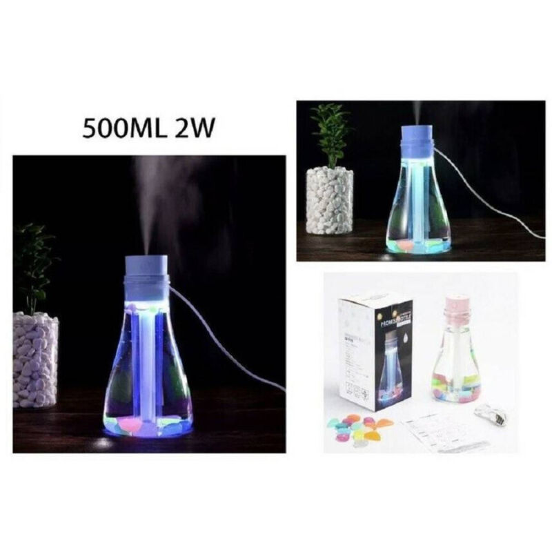 foto del prodotto trade shop traesio diffusore aromi umidificatore bottiglia 500 ml usb aromaterapia 