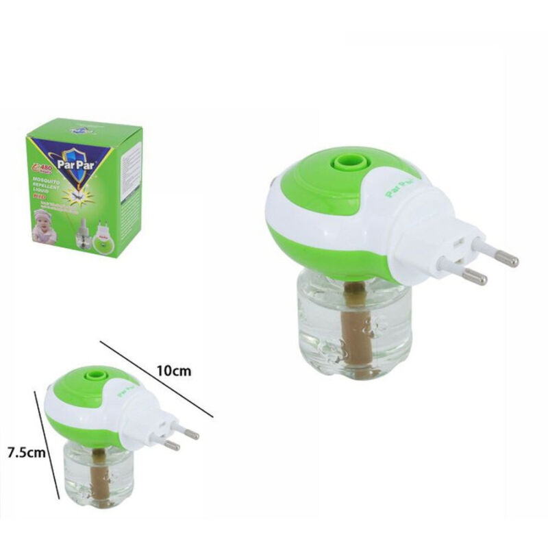 foto del prodotto trade shop traesio diffusore vaporizzatore elettrico set con liquido anti zanzare repellente 7.5x10 