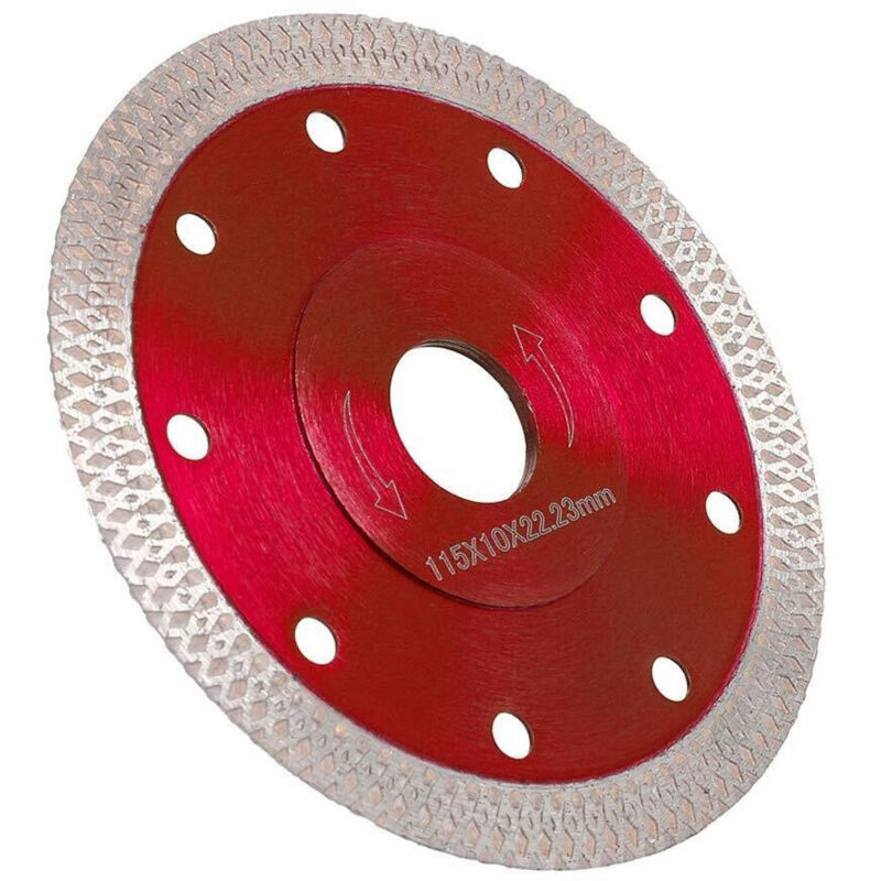 foto del prodotto trade shop traesio disco diamantato per piastrelle gres porcellanato ceramica 115 mm x 1.2 mm 07255 