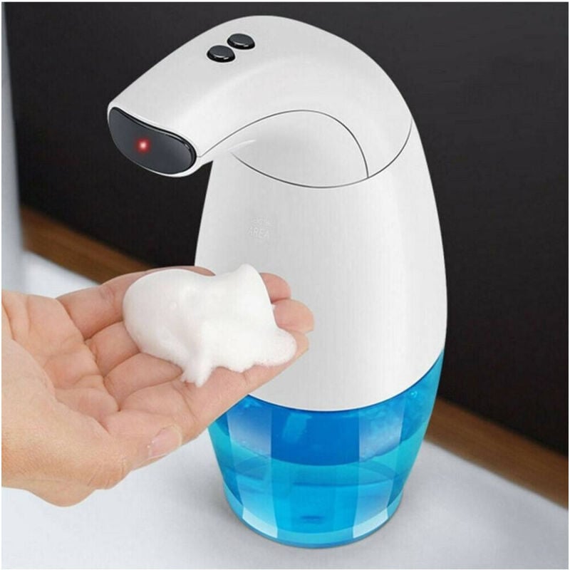 foto del prodotto trade shop traesio dispenser erogatore automatico sapone gel schiuma 340ml con sensore a infrarossi 