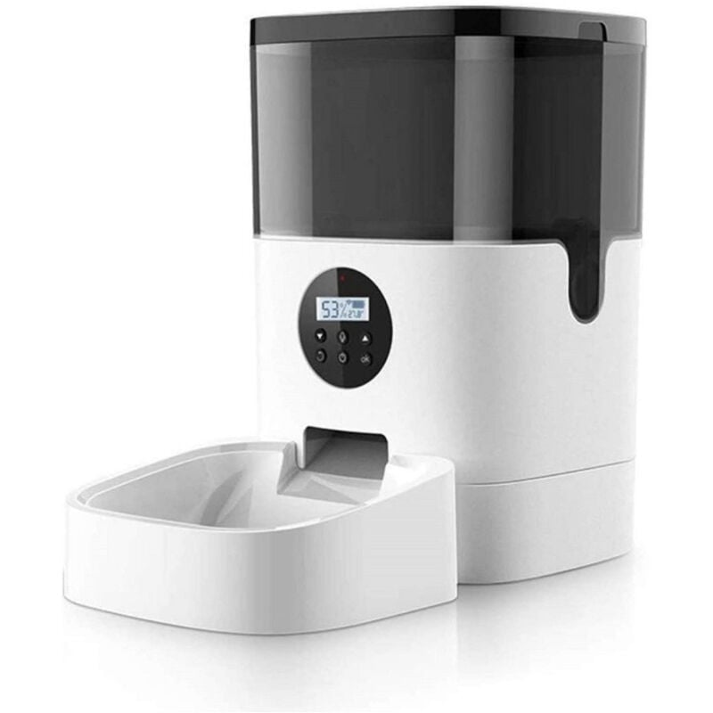 foto del prodotto trade shop traesio distributore automatico cibo mangiatoia per gatti animali con telecamera wifi 4lt 