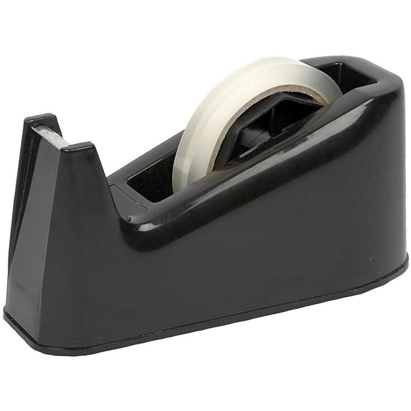 foto del prodotto trade shop traesio distributore nastro adesivo rullo con taglierina tape dispenser casa ufficio 