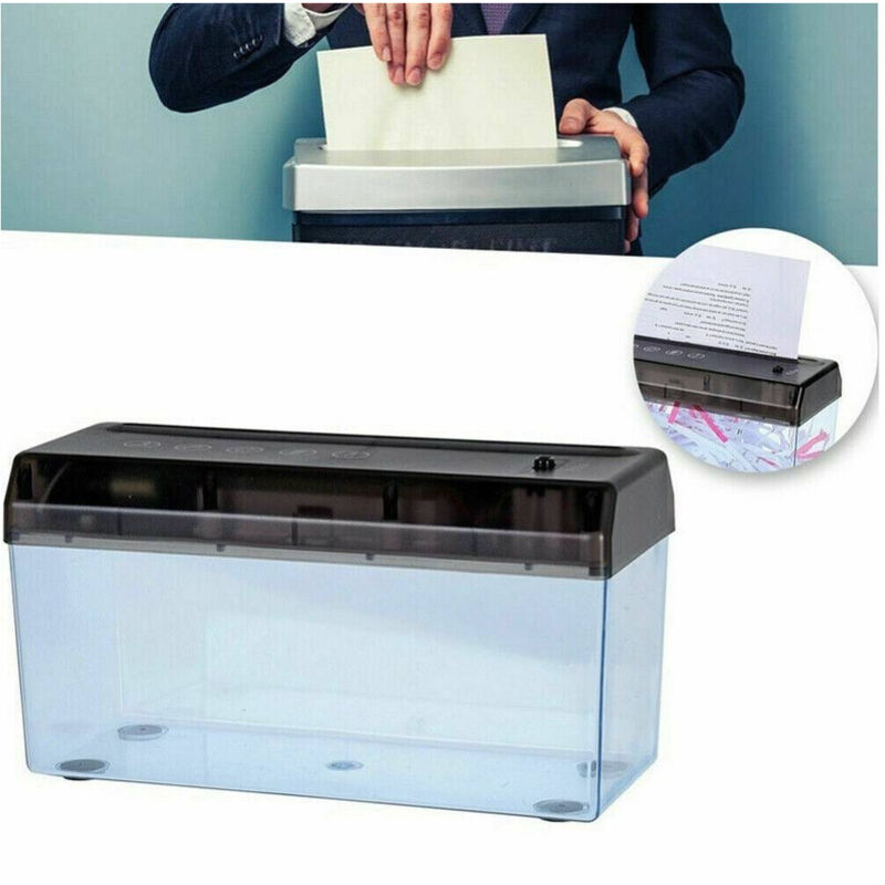 foto del prodotto trade shop traesio distruggi documenti elettrico trita fogli a4 carta lettere usb taglia carta 