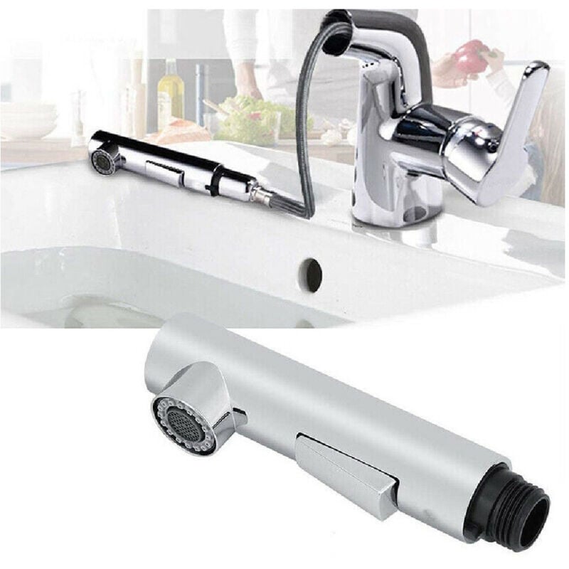 foto del prodotto trade shop traesio - doccetta per da cucina ricambio rubinetto miscelatore 2 modalità di getto ' -