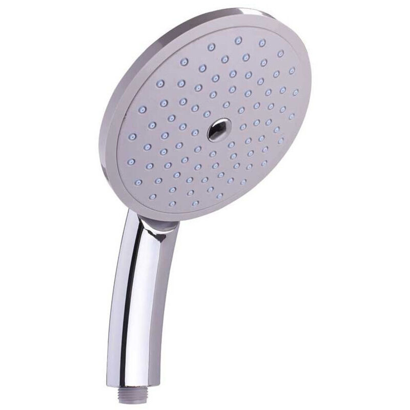 foto del prodotto trade shop traesio doccetta per doccia universale massage 15cm tropical manopola soffione silver 