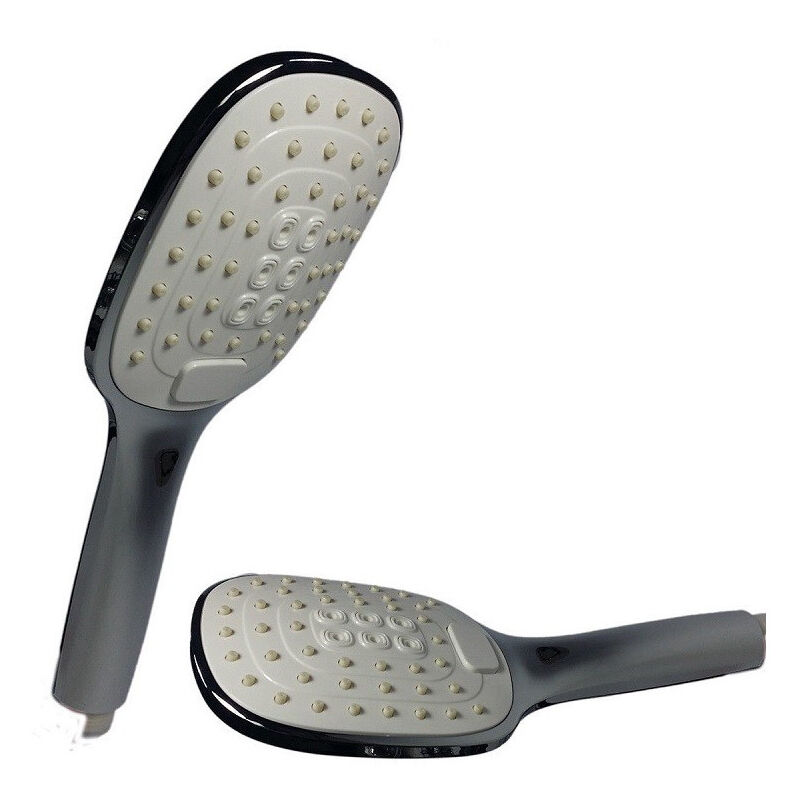 foto del prodotto trade shop traesio doccia doccetta soffione 3 getti anticalcare con pulsante ricambio 82006 