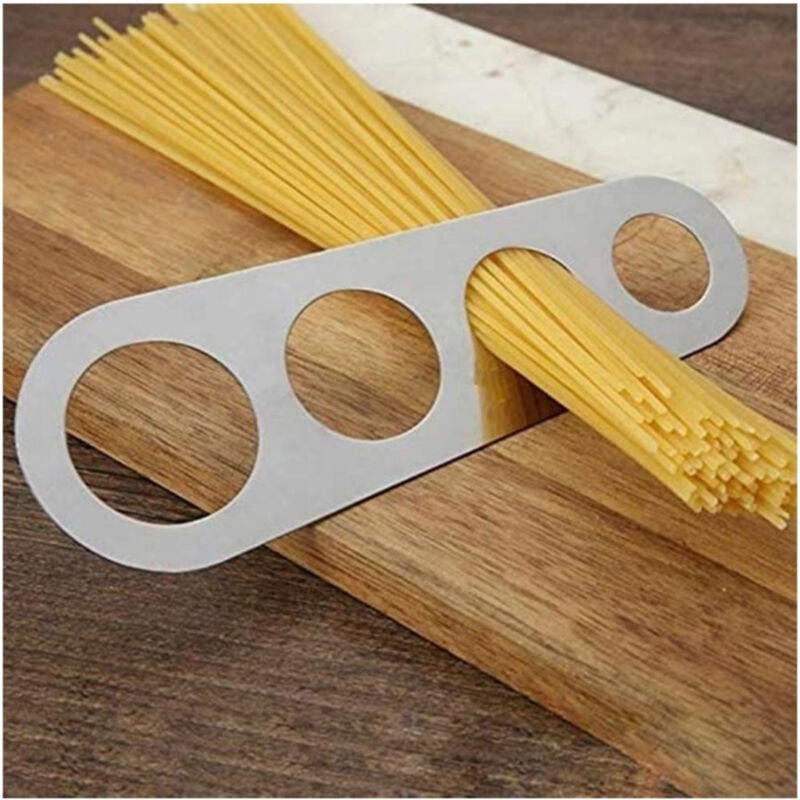 foto del prodotto trade shop traesio dosatore misura porzioni pasta spaghetti acciaio 1 4 persone accessori cucina 