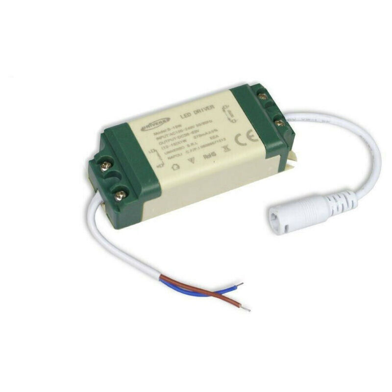 foto del prodotto trade shop traesio driver alimentatore led trasformatore 3 7 12 18 24 w stabilizzato corrente faro 18 watt