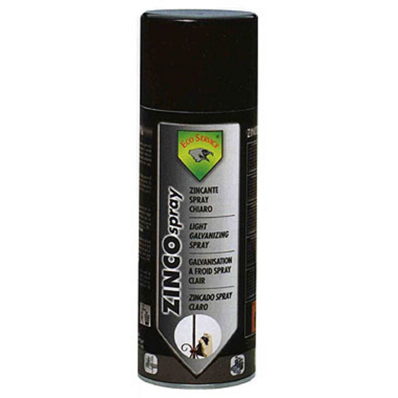 foto del prodotto trade shop traesio eco service zinco alluminio chiaro a freddo al 98 spray bomboletta 400 ml 