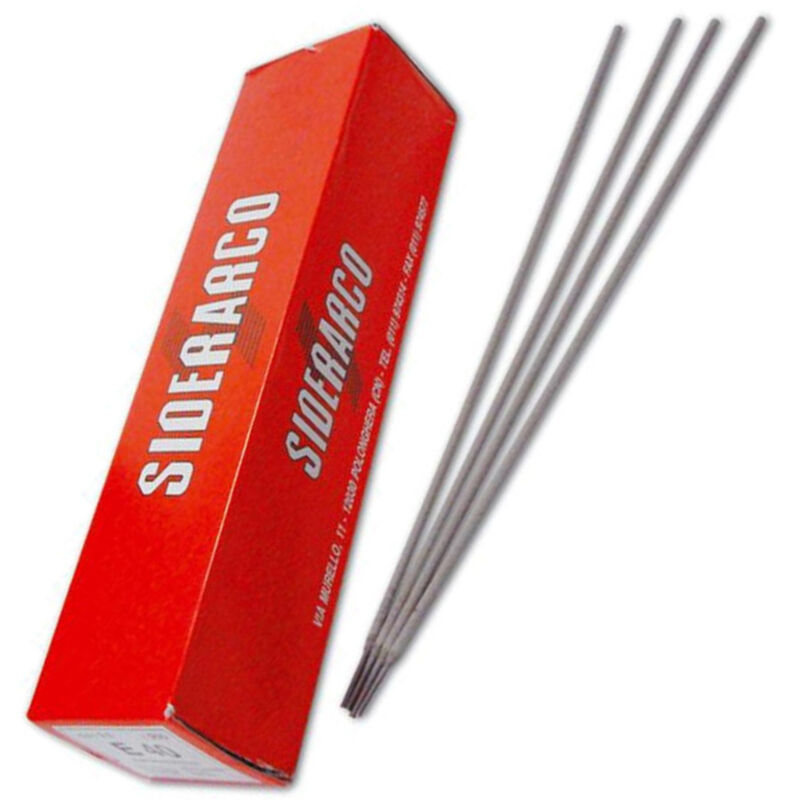 foto del prodotto trade shop traesio elettrodi per ferro e acciaio siderarco 48a 300 mm x d. 2,5 mm confezione 230pz 