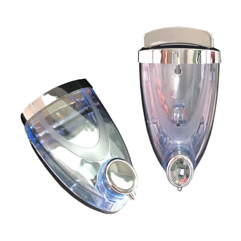 immagine 0 del prodotto trade shop traesio erogatore dispenser dosatore sapone liquido trasparente a goccia kit fissaggio 