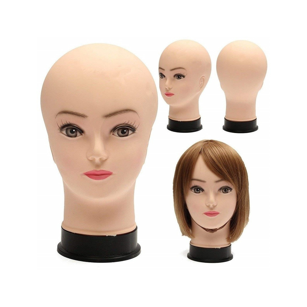 foto del prodotto trade shop traesio espositore manichino testa donna porta parrucca occhiali parrucchiere 