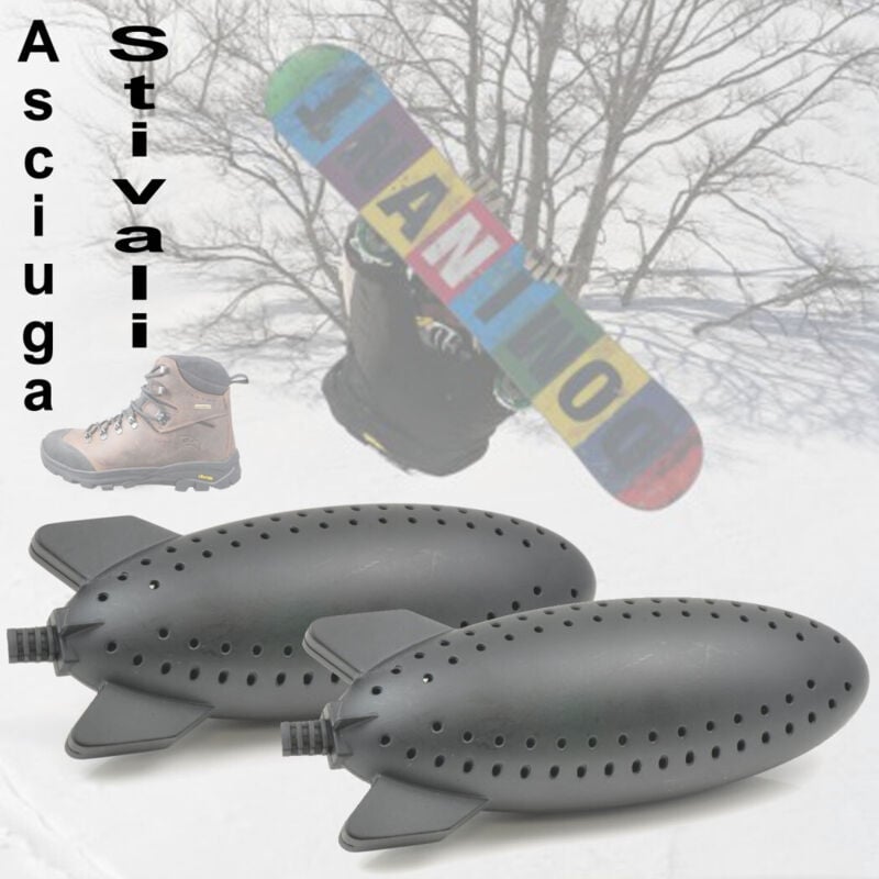 foto del prodotto trade shop traesio essiccatore deumidificatore per scarpe scarponi dopo scii deodorante antibatteri 