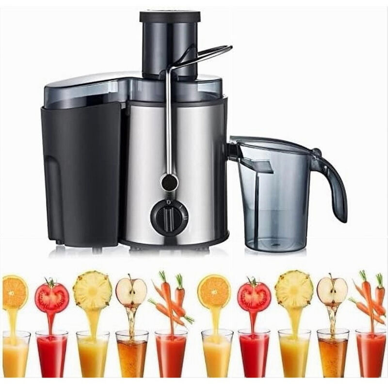 foto del prodotto trade shop traesio estrattore centrifuga frullatore per succhi frutta verdura 500w contenitore bricco 
