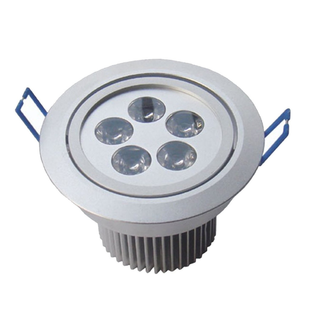 foto del prodotto trade shop traesio faretto faro a led 3w 5w 7w 9w 12w 15w 18w a incasso con molla luce calda fredda bianco caldo 5 watt