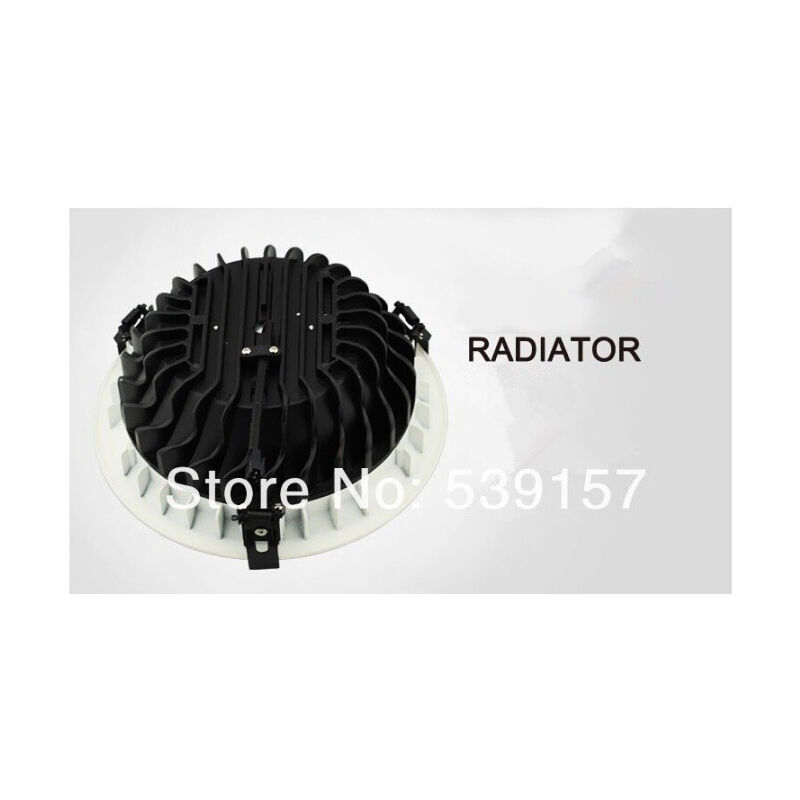 foto del prodotto trade shop traesio faretto faro led cob 30w gml incasso molla alette luce bianco fredda calda bianco freddo 