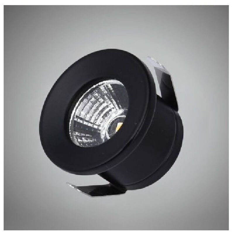 foto del prodotto trade shop traesio faretto incasso 1 w 1led cob punto luce mini spot luce fredda calda naturale bianco caldo 