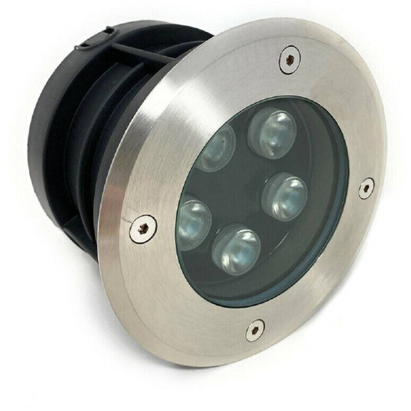 foto del prodotto trade shop traesio faretto incasso 5 w calpestabile segnapasso esterno luce 6500k 3000k 4000k es08 5 bianco naturale 