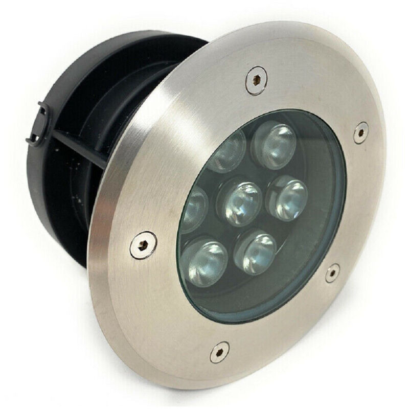 foto del prodotto trade shop traesio - faretto incasso 7 w calpestabile segnapasso ip67 luce 6500k 3000k 4000k es08-7 - -bianco naturale -