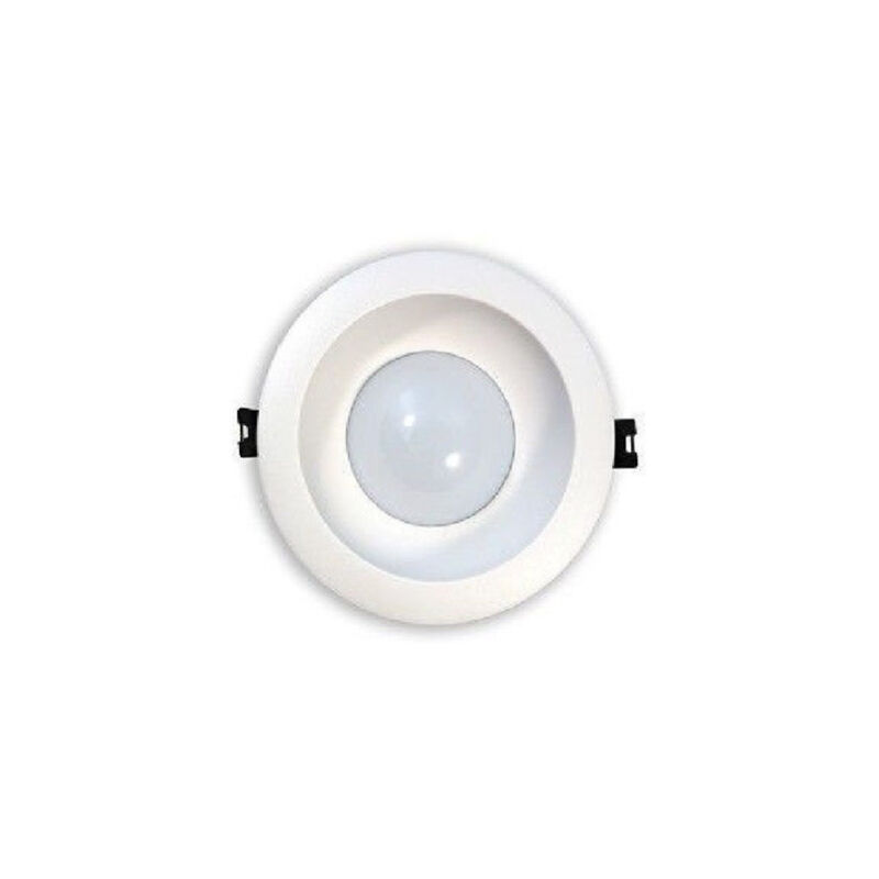 foto del prodotto trade shop traesio faretto led circle incasso alette per soffitto parete faro 7w luce calda lampada 