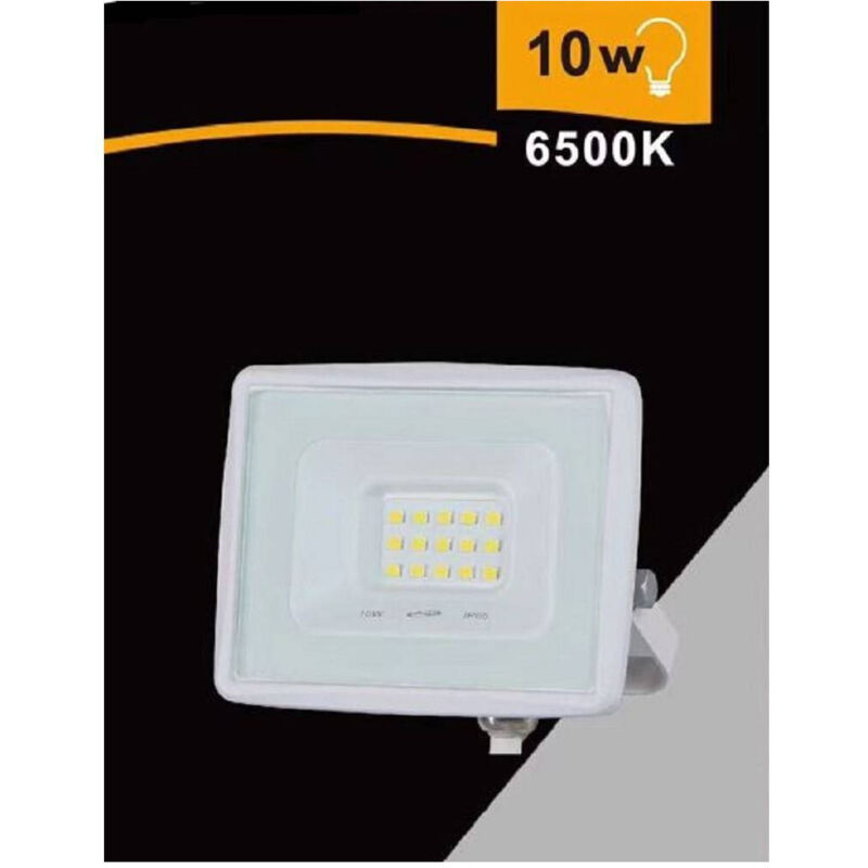 foto del prodotto trade shop traesio faretto led faro 10 watt 900lm ip65 bianco luce calda fredda naturale ek02 10w b bianco freddo 