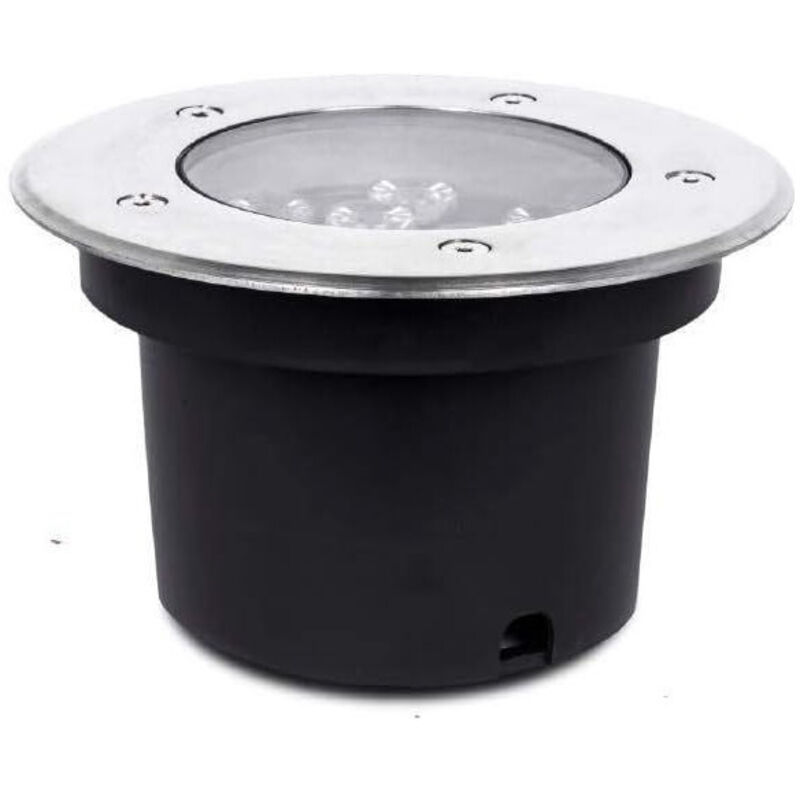 foto del prodotto trade shop traesio faretto led segnapassi watt giardino ip65 calpestabile per esterno impermeabile bianco freddo 12 watt