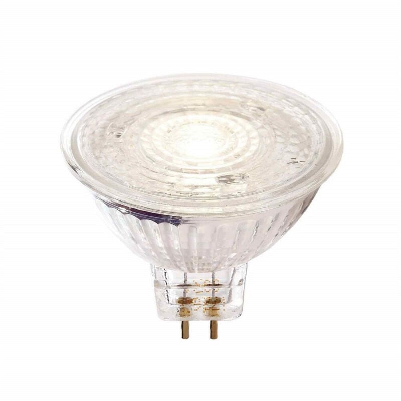 foto del prodotto trade shop traesio faretto osram led gu5.3 5w mr16 lampadina 12v ac dc dimmerabile luce 3000k 4000k bianco naturale 