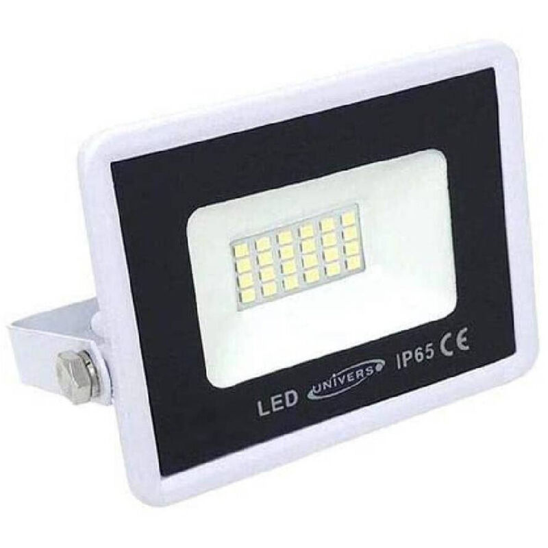 foto del prodotto trade shop traesio faretto proiettore da esterno 20w bianco ip65 luce calda fredda naturale f20w b1 bianco caldo 