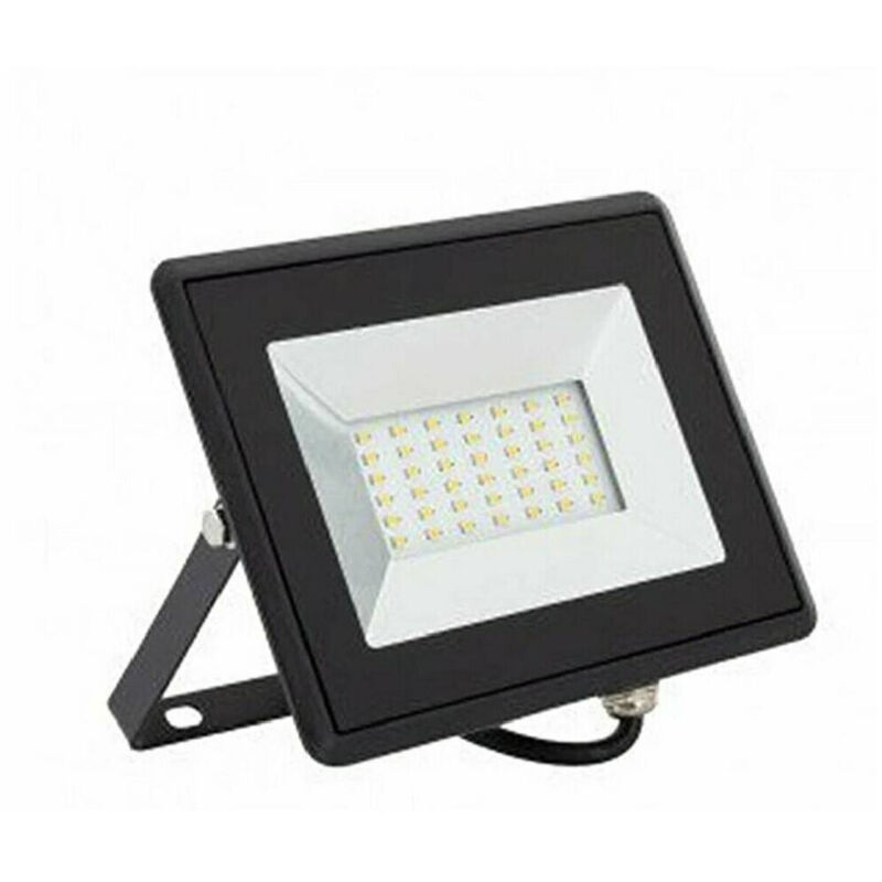 foto del prodotto trade shop traesio faretto proiettore da esterno 50w nero ip65 luce calda fredda naturale bianco caldo 