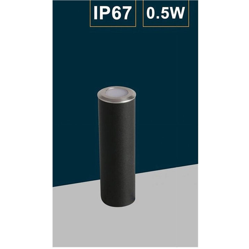 foto del prodotto trade shop traesio - faretto segnapasso led 0,5 w punto luce da incasso per esterno giardino ip67 210 - -bianco naturale -