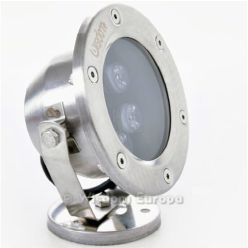 foto del prodotto trade shop traesio faretto spot light per esterno da giardino 6 watt luce calda fredda verde rgb bianco caldo 