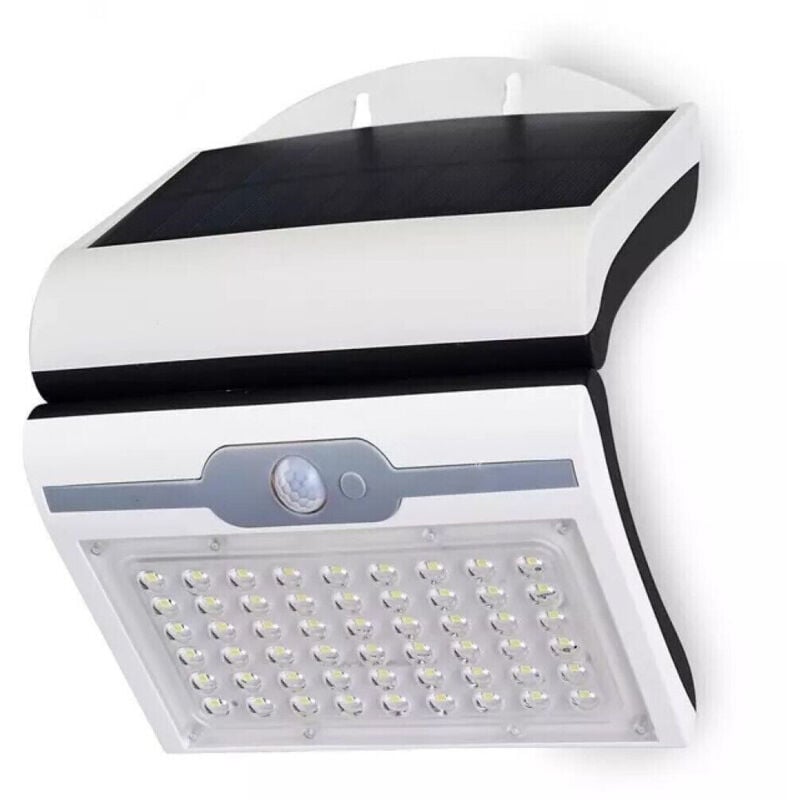 foto del prodotto trade shop traesio faro energia solare led faretto esterno 20w sensore movimento luce ab ta171 