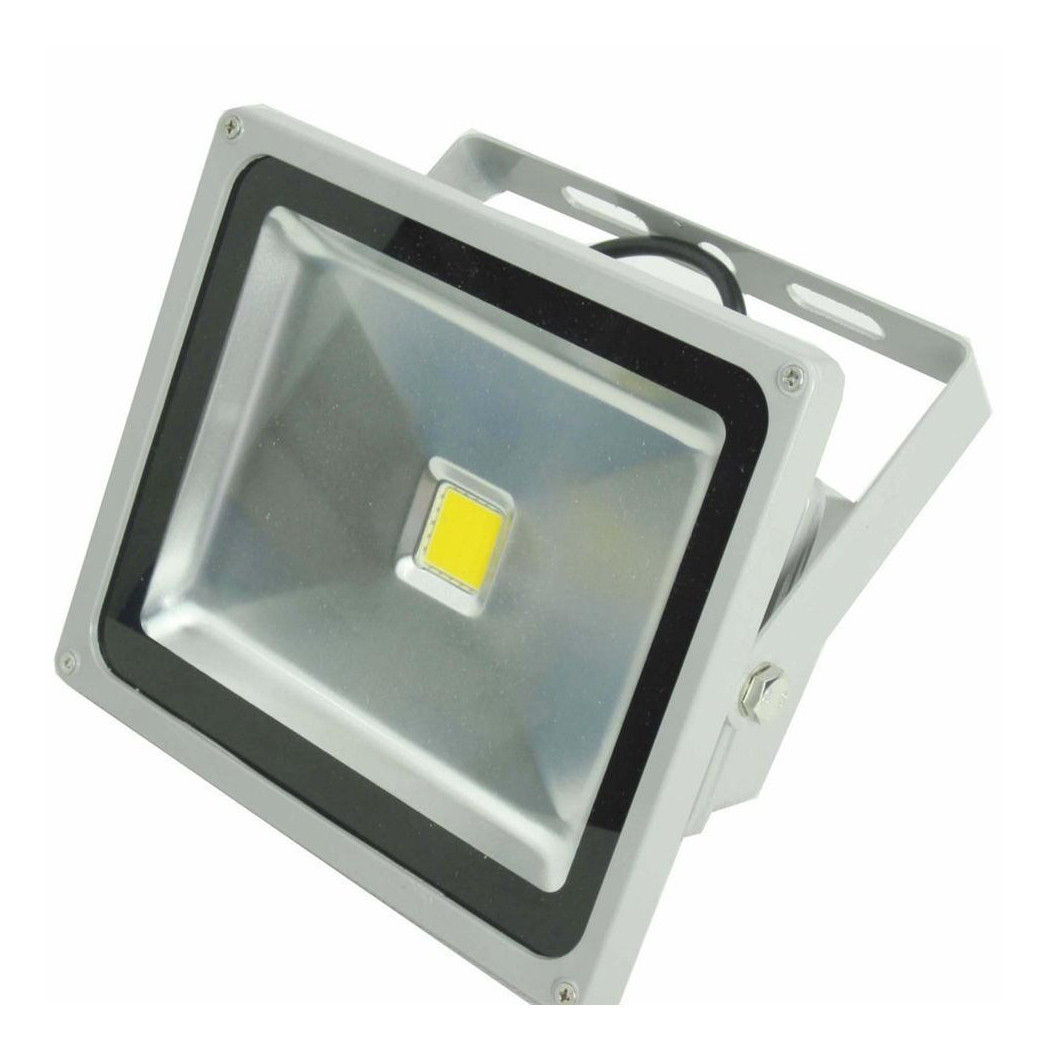 foto del prodotto trade shop traesio faro faretto a led ultra slim a luce calda fredda rgb da per esterno ip65 220v bianco freddo 20 watt slim 