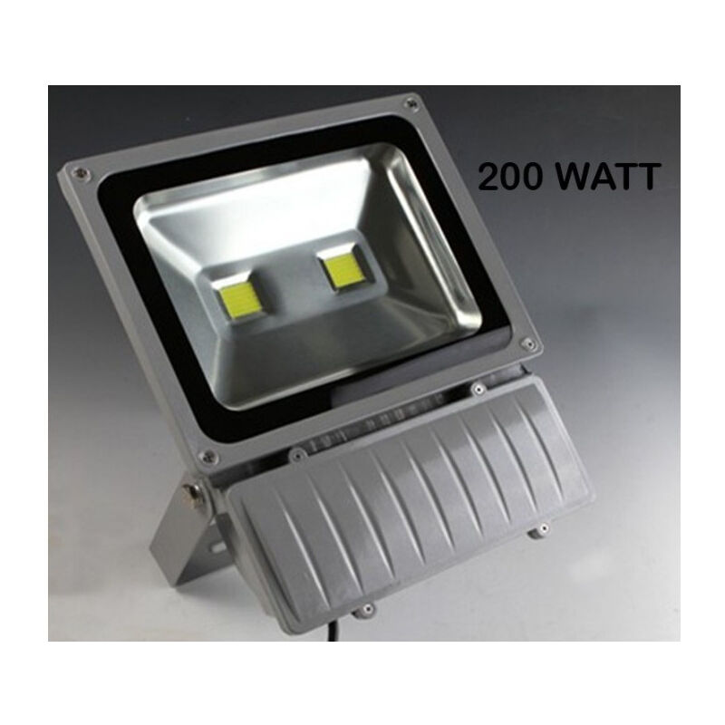 foto del prodotto trade shop traesio faro led slim faretto ip66 alta luminosit luce bianca fredda 10 20 30 50 w 200 watt