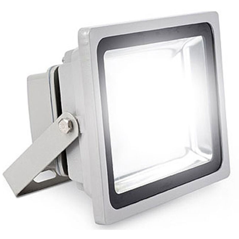 foto del prodotto trade shop traesio faro proiettore a led ad alta luminosit da 30w per esterno interno luce fredda 