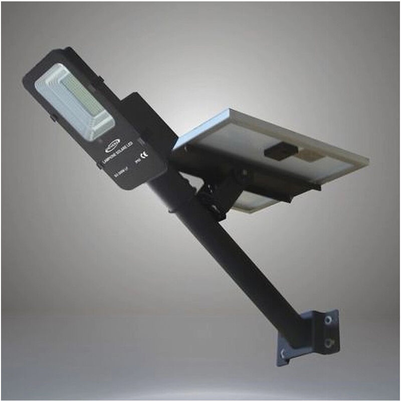 foto del prodotto trade shop traesio faro stradale lampione solare led 200watt crepuscolare dimmerabile ip65 s03 200w 